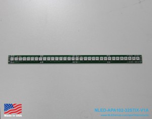 APA102 LED Panel - 32 Pixel Stick