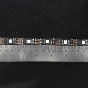 WS2801 Strip, 32 LEDs/Meter, Black PCB, Per Meter